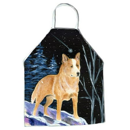 Starry Night Australian Cattle Dog Apron - 27 x 31 in.