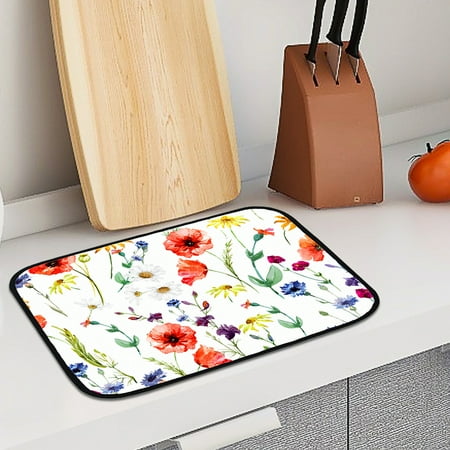 NIUREDLTD Spring Style Flower Household Kitchen Table Top Pad Drain Pad Fruit And Vegetable Tableware Dishes Bar Drying Pad Heat Insulation Pad Table Pad
NIUREDLTD Spring Style Flower Household Kitchen Table Top Pad Drain Pad Fruit And Vegetable Tableware Dishes Bar Drying Pad Heat Insulation Pad Table Pad