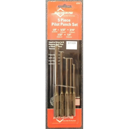 Mayhew 62282 5 Peice Pilot Punch Kit