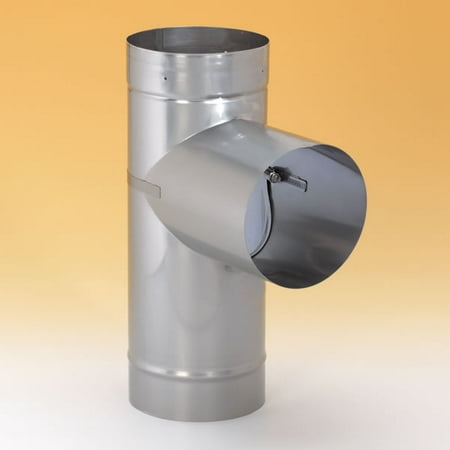 7 Heatfab 304-Alloy Stainless Steel Tee with Removable Take-Off - 4716RI