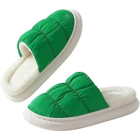 CoCopeaunt Trendy Puff Fluffy Lining House Slippers for Women Men Warm Soft Anti-slip Indoor Fashion Shoes
CoCopeaunt Trendy Puff Fluffy Lining House Slippers for Women Men Warm Soft Anti-slip Indoor Fashion Shoes