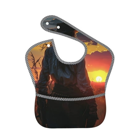 Bingfone Mess-Proof Baby Bib - Waterproof Bib for Baby Boy or Girl with Food Catcher Pocket Unisex-Sunset Western Cowgirl
Bingfone Mess-Proof Baby Bib - Waterproof Bib for Baby Boy or Girl with Food Catcher Pocket Unisex-Sunset Western Cowgirl