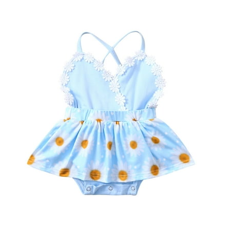 Infant Girls Bodysuits Lace Suspender Floral Printed Ruffle Trim Printed Backless Baby Clothes Newborn Kids Children Loose Fashion Outwear Leisure Spring Summer Rompers Jumpsuits
Infant Girls Bodysuits Lace Suspender Floral Printed Ruffle Trim Printed Backless Baby Clothes Newborn Kids Children Loose Fashion Outwear Leisure Spring Summer Rompers Jumpsuits