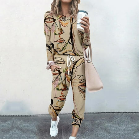 ZZWXWBWomen S Sets Wear Plus Size Women Casual Fashion Pattern Printing Long-Sleeved Two-Piece Suit Yellow S
ZZWXWBWomen S Sets Wear Plus Size Women Casual Fashion Pattern Printing Long-Sleeved Two-Piece Suit Yellow S