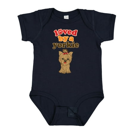 Inktastic Yorkshire Terrier Dog Yorkie Gift Baby Boy or Baby Girl Bodysuit
