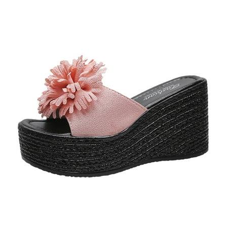 Kukoosong Wedge Sandals for Women Matsu Heel Thick Sole Slope Heel Breathable Slip-on Beach Sandals Women Pink 43
Kukoosong Wedge Sandals for Women Matsu Heel Thick Sole Slope Heel Breathable Slip-on Beach Sandals Women Pink 43