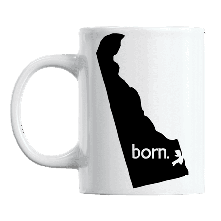 Delaware Born & DE USA State Map Outline US Citizen Coffee & Tea Mug Cup (11oz)
Delaware Born & DE USA State Map Outline US Citizen Coffee & Tea Mug Cup (11oz)