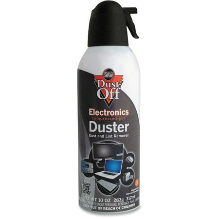 Dust-Off Disposable Compressed Gas Duster, 10 oz Can