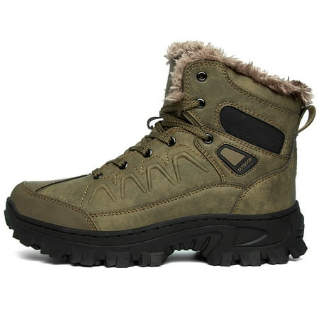 Men‘s Snow Boots Leather Wear-resistant Warm Fleece Comfortable Anti-skid Hiking Boots Winter
Men‘s Snow Boots Leather Wear-resistant Warm Fleece Comfortable Anti-skid Hiking Boots Winter