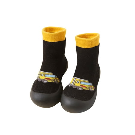 Rotosw Girls Boys Socks Soft Rubber Sole Sock Shoes First Walking Floor Slippers Non-Slip Prewalker Home Shoe House Comfort Black 4.5C
Rotosw Girls Boys Socks Soft Rubber Sole Sock Shoes First Walking Floor Slippers Non-Slip Prewalker Home Shoe House Comfort Black 4.5C