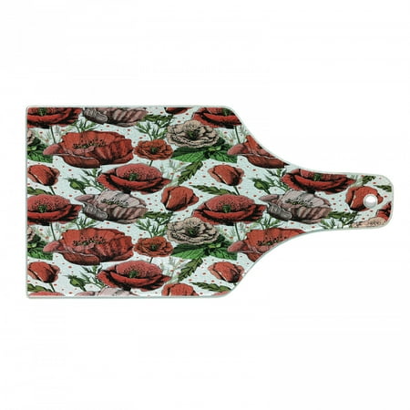 Flower Cutting Board Pattern with Colorful Poppy Flowers Polkadot Background Classic Style Decorative Tempered Glass Cutting and Serving Board Wine Bottle Shape Red Green Dried Rose by Ambesonne
Flower Cutting Board Pattern with Colorful Poppy Flowers Polkadot Background Classic Style Decorative Tempered Glass Cutting and Serving Board Wine Bottle Shape Red Green Dried Rose by Ambesonne