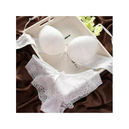 Topumt Women Ladies Lace Bra Sets Embroidery Push Up Bra +Panties Knickers Underwear Cute Girl Lace Lingerie Padded Bra
Topumt Women Ladies Lace Bra Sets Embroidery Push Up Bra +Panties Knickers Underwear Cute Girl Lace Lingerie Padded Bra