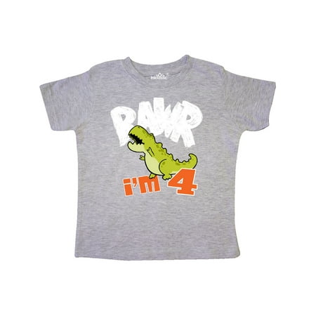 Inktastic RAWR I m 4! Baby Tyranosaurus Rex Gift Toddler Boy or Toddler Girl T-Shirt
Inktastic RAWR I m 4! Baby Tyranosaurus Rex Gift Toddler Boy or Toddler Girl T-Shirt