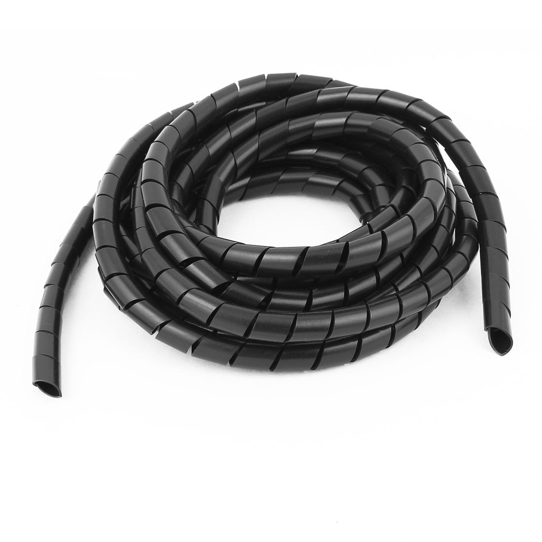 Black Polyethylene Spiral Wrap 1//4/" OD 25 Foot Spool