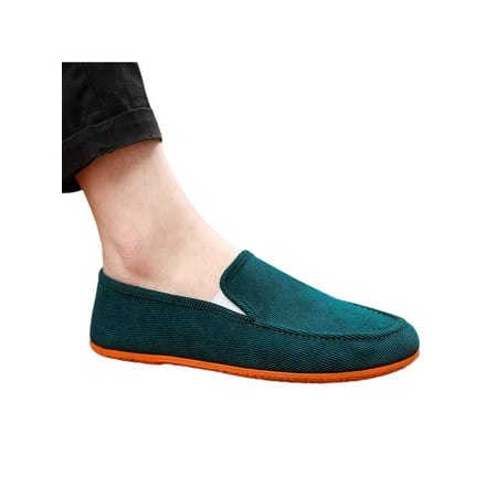 Tenmix Men Loafers Comfort Flats Slip On Casual Shoe Non-slip Loafer Mens Corduroy Breathable Walking Shoes Green 8
Tenmix Men Loafers Comfort Flats Slip On Casual Shoe Non-slip Loafer Mens Corduroy Breathable Walking Shoes Green 8