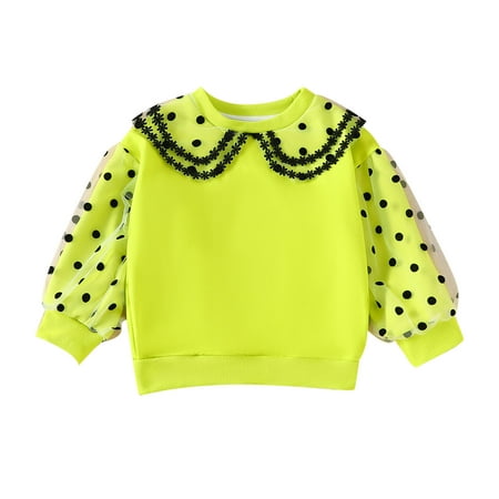 Girls Sweatshirt Christmas Baby Lace Puff Sleeve Spring Summer Solid Print Tulle Cute Pullovers for Teen Girls
Girls Sweatshirt Christmas Baby Lace Puff Sleeve Spring Summer Solid Print Tulle Cute Pullovers for Teen Girls