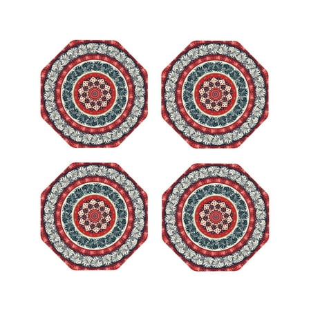 Honeii Round Design Print Leather Coaster Set of 4 Ideal for Safeguarding Your Furniture from Drinks Spills and Effortless Cleanup-Octagon
Honeii Round Design Print Leather Coaster Set of 4 Ideal for Safeguarding Your Furniture from Drinks Spills and Effortless Cleanup-Octagon