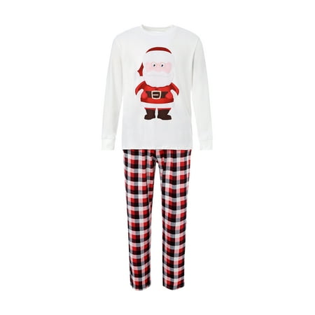 Pybcvrrd Christmas Family Matching Pajamas Cartoon Santa Long-Sleeves Tops with Plaid Pants Suit
Pybcvrrd Christmas Family Matching Pajamas Cartoon Santa Long-Sleeves Tops with Plaid Pants Suit