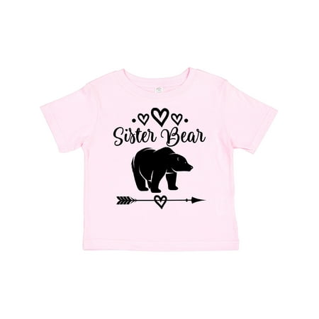 Inktastic Sister Bear Native Arrow Gift Toddler Toddler Girl T-Shirt