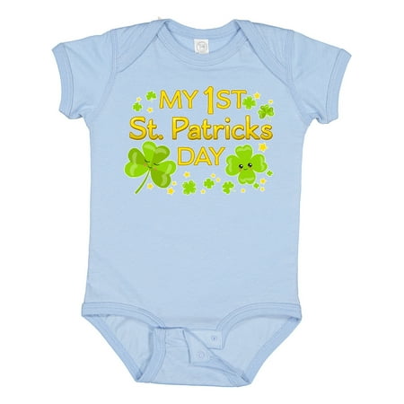 Inktastic My First St. Patricks Day-cute Smiling Clovers Gift Baby Boy or Baby Girl Bodysuit
Inktastic My First St. Patricks Day-cute Smiling Clovers Gift Baby Boy or Baby Girl Bodysuit