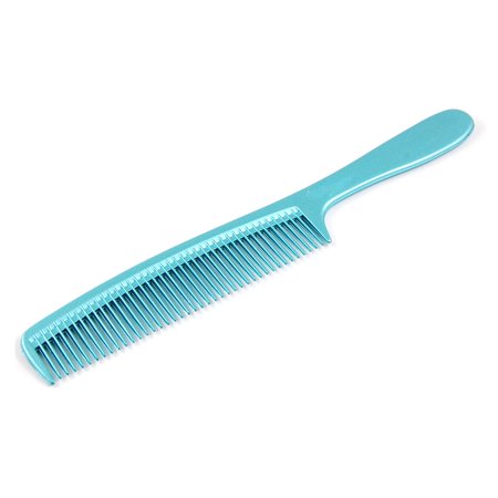 Hair Beauty Blue Plastic Handgrip Comb for Ladies Women