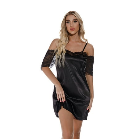 Women Sexy Lingerie Lace G-String Thong Stocking Underwear Nightwear couples christmas pajamas Black S
Women Sexy Lingerie Lace G-String Thong Stocking Underwear Nightwear couples christmas pajamas Black S
