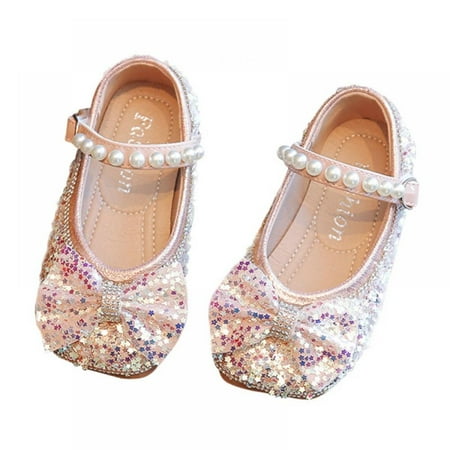 Baozhu Girls Casual Shoes Shiny Pearl Rhinestone Buckle Strap Ballerina Bow Princess Dress Dance Shoes For Toddlers & Kids
Baozhu Girls Casual Shoes Shiny Pearl Rhinestone Buckle Strap Ballerina Bow Princess Dress Dance Shoes For Toddlers & Kids