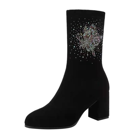 qipaqil Large Flock Ankle High Color Pure Women s Heel Size Fashion Rhinestone Boots Thick women s boots Womens Boots Size 12 Wide
qipaqil Large Flock Ankle High Color Pure Women s Heel Size Fashion Rhinestone Boots Thick women s boots Womens Boots Size 12 Wide