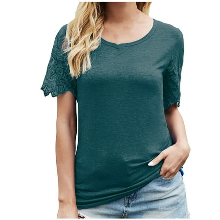 Ziloco Short Sleeve V-Neck Blouses & Shirts Womens Oversized Tshirts Women Hollow Out Solid Color Splicing Short Sleeves O-Neck T-Shirt Blouse Tops Corset Top
Ziloco Short Sleeve V-Neck Blouses & Shirts Womens Oversized Tshirts Women Hollow Out Solid Color Splicing Short Sleeves O-Neck T-Shirt Blouse Tops Corset Top