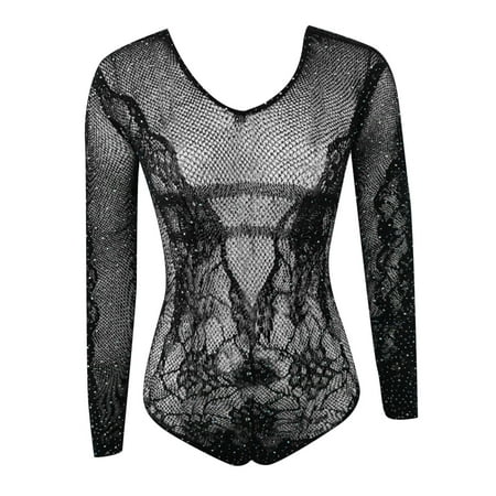 Cathalem Lingerie Push up Ladies Bright Diamond Lingerie Long Sleeve Mesh Sheer Lace Bodysuit Corset Lingerie Underwear Black One Size
Cathalem Lingerie Push up Ladies Bright Diamond Lingerie Long Sleeve Mesh Sheer Lace Bodysuit Corset Lingerie Underwear Black One Size