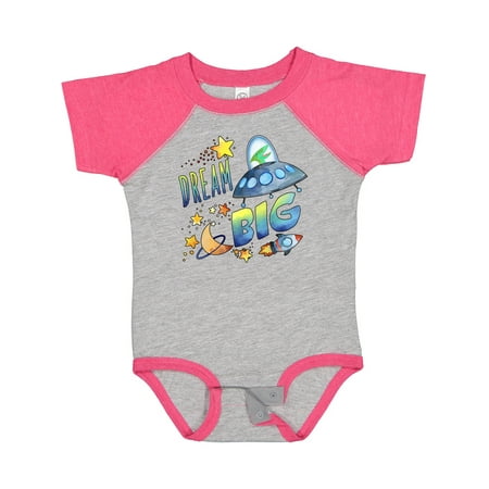 Inktastic Dream Big Cute Space Dinosaur Flying Spaceship Gift Baby Boy or Baby Girl Bodysuit
Inktastic Dream Big Cute Space Dinosaur Flying Spaceship Gift Baby Boy or Baby Girl Bodysuit