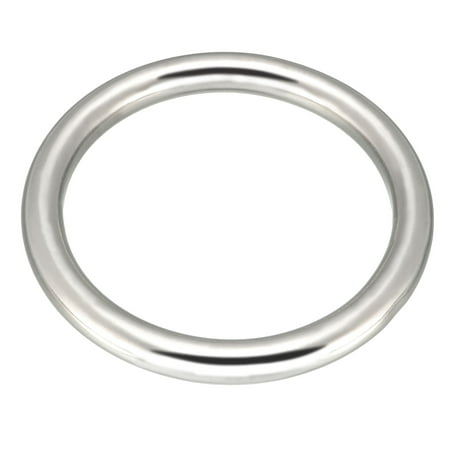 Multi-Purpose Metal O Ring Buckle Welded 76 x 60 x 8mm for DIY Accessory