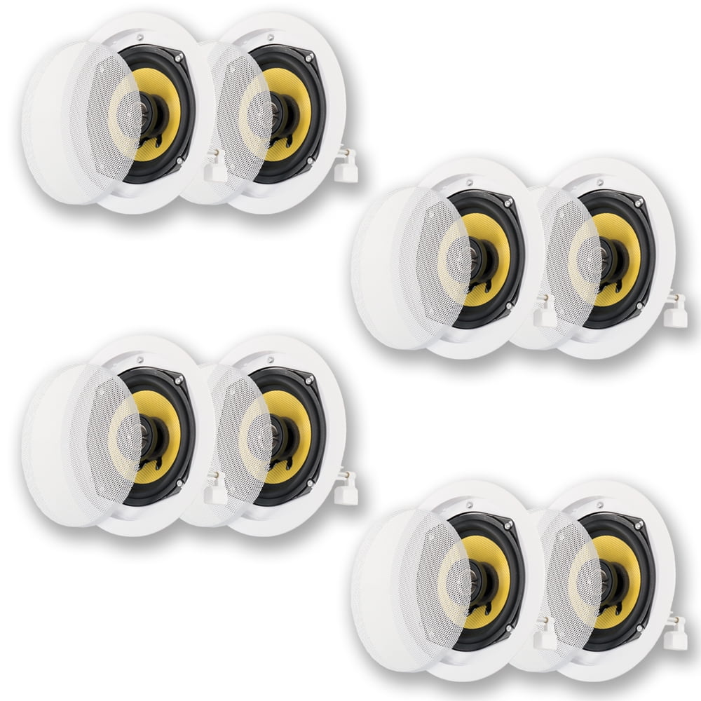 Acoustic Audio HD-5 In Ceiling Speakers Surround Sound Home Theater Pair