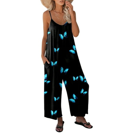 Up to 30% off Clearance! Summer Savings! Zanvin Rompers for Women Summer Diamond Solid Halter Jumpsuit Pajamas Casual Wide Leg Pants Black XXXL
Up to 30% off Clearance! Summer Savings! Zanvin Rompers for Women Summer Diamond Solid Halter Jumpsuit Pajamas Casual Wide Leg Pants Black XXXL