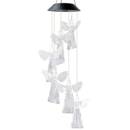 Sofullue Solar Pendant Wall Hanging Decor Angel Wind Chime Light Ornament for Home Room
Sofullue Solar Pendant Wall Hanging Decor Angel Wind Chime Light Ornament for Home Room