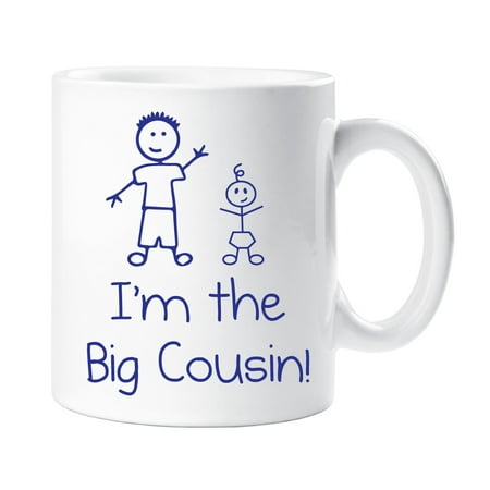 60 Second Makeover I m The Big Cousin Mug Boys Stick Person People Cup New Baby
60 Second Makeover I m The Big Cousin Mug Boys Stick Person People Cup New Baby