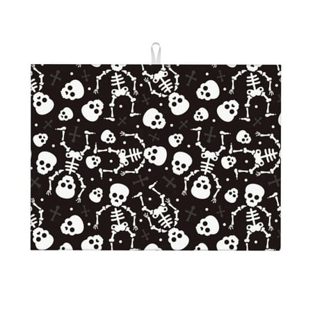 Adobk Skeleton Dish Drying Mat for Kitchen Counter Absorbent Microfiber Drying Pad Reusable Washable Large 18 x24
Adobk Skeleton Dish Drying Mat for Kitchen Counter Absorbent Microfiber Drying Pad Reusable Washable Large 18 x24