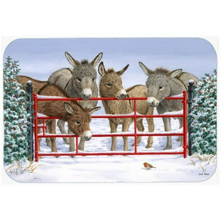 Donkeys & Robin Glass Large Cutting Board
