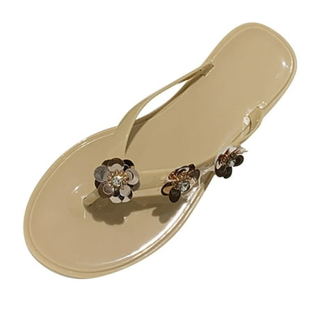Flip Flops for Women Summer And Sandals Women S Flat Flip-Flops Fashion Flower Spring Women S Slipper Flip Flops Pu Beige 37
Flip Flops for Women Summer And Sandals Women S Flat Flip-Flops Fashion Flower Spring Women S Slipper Flip Flops Pu Beige 37