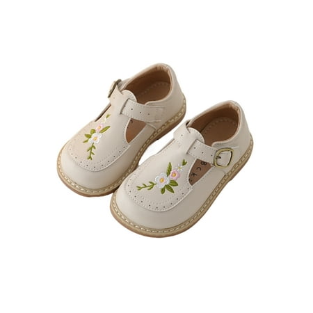 Avamo Girls Wedding Comfort Round Toe Leather Shoe Party Lightweight Flat Nonslip Floral Mary Jane
Avamo Girls Wedding Comfort Round Toe Leather Shoe Party Lightweight Flat Nonslip Floral Mary Jane