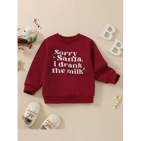 Ma&Baby Newborn Baby Girls Christmas Sweatshirt Jumper Long Sleeve Shirts Pullover Clothes Wine Red
Ma&Baby Newborn Baby Girls Christmas Sweatshirt Jumper Long Sleeve Shirts Pullover Clothes Wine Red