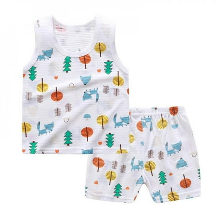 Fantadool Summer Children s Vest Set Cotton Baby Sleeveless Vest 2-piece Clothes Boy s Printed Clothes Set Baby Toddler Clothing For Boy
Fantadool Summer Children s Vest Set Cotton Baby Sleeveless Vest 2-piece Clothes Boy s Printed Clothes Set Baby Toddler Clothing For Boy
