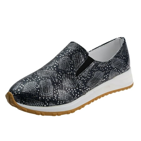 Sneakers for Women Ladies Fashion Snake Print Leather Comfortable Thick Soled Casual Sports Shoes Womens Sneakers Pu Black 40
Sneakers for Women Ladies Fashion Snake Print Leather Comfortable Thick Soled Casual Sports Shoes Womens Sneakers Pu Black 40