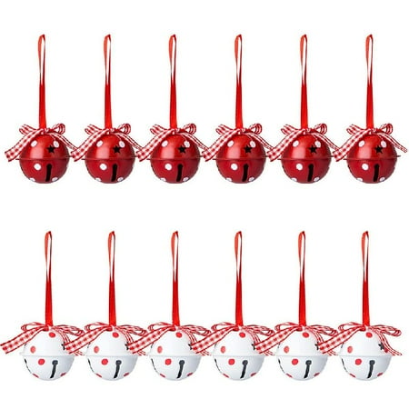 HOMEIU 12 Pcs Large Christmas Bell Pendant Set DIY Christmas Jingle Bells Craft Metal
HOMEIU 12 Pcs Large Christmas Bell Pendant Set DIY Christmas Jingle Bells Craft Metal