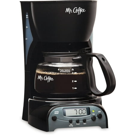 Mr. Coffee Simple Brew 4-Cup Programmable Coffee Maker - Walmart.com