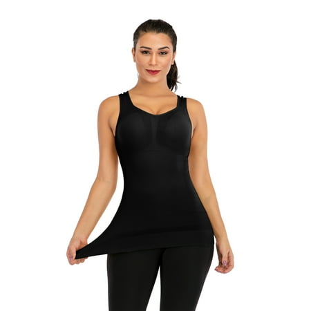 FANNYC Compression Cami For Women Shapewear Tank Top Slimming Seamless Tummy Control Cami Camisole Shaper Vest Yoga Workout Tank Top With Padded
FANNYC Compression Cami For Women Shapewear Tank Top Slimming Seamless Tummy Control Cami Camisole Shaper Vest Yoga Workout Tank Top With Padded