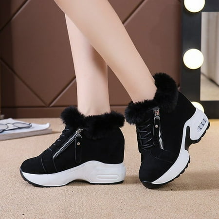 Csengfiy LaceUp Round Toe Keep Snow Wedges Increase Boots Velvet Internal Women Shoes Plus Warm Sport Boots Women s Boots
Csengfiy LaceUp Round Toe Keep Snow Wedges Increase Boots Velvet Internal Women Shoes Plus Warm Sport Boots Women s Boots