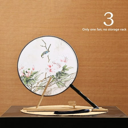 YCNYCHCHY Vintage Round Silk Hand Fan Chinese Style Portable Decorative Lady Fan for Wedding Dance
YCNYCHCHY Vintage Round Silk Hand Fan Chinese Style Portable Decorative Lady Fan for Wedding Dance