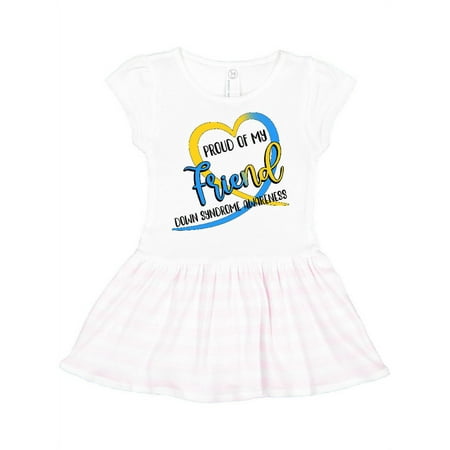 Inktastic Proud of my Friend Down Syndrome Awareness Heart Ribbon Gift Toddler Girl Dress
Inktastic Proud of my Friend Down Syndrome Awareness Heart Ribbon Gift Toddler Girl Dress