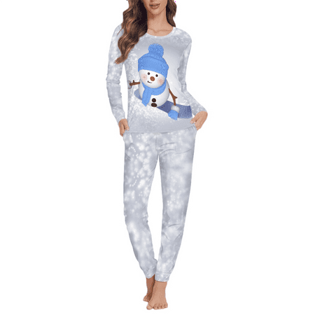 Pzuqiu Snowman Snowflake Women Pj Pants Set of 2 Pack Sports Yoga Walking Outfits Size S Skin Friendly Long Sleeve Nightgown Trendy Scoop Neck Stretchy Loungewear
Pzuqiu Snowman Snowflake Women Pj Pants Set of 2 Pack Sports Yoga Walking Outfits Size S Skin Friendly Long Sleeve Nightgown Trendy Scoop Neck Stretchy Loungewear